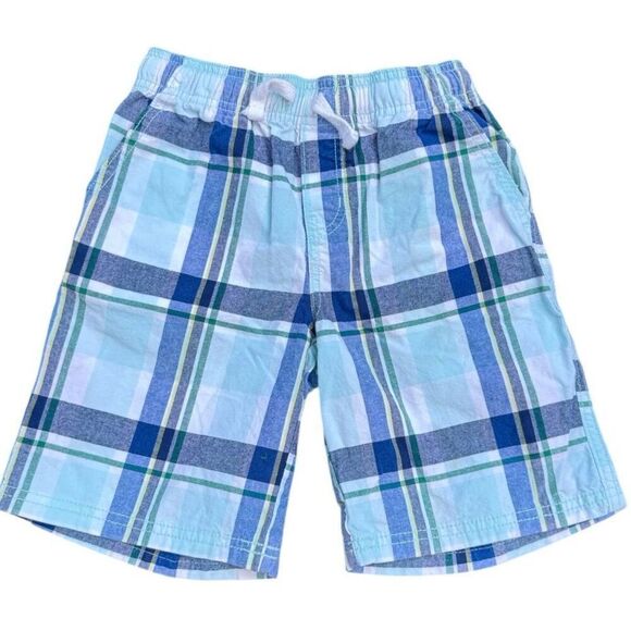 Boys Shorts Sz. 6 Magellan Khaki & Crazy 8 Plaid Two Pair Back-To-School - Picture 2 of 7